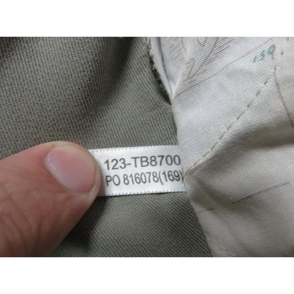 Tommy Bahama Shorts Green Pleated Front 100% Silk Casual Men's Size‎ 38 Relaxed